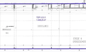 1.438 m² EG-Lagerfläche mit 4,7 m Raumhöhe - keine Säulen!