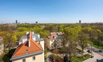 Traumhafte Dachwohnung mit Blick über den Prater auf 5 Terrassen