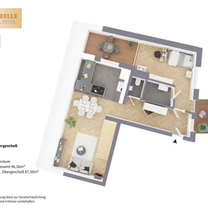 !!VERKAUFT!! PROVISIONSFREI & jetzt noch vor Preiserhöhung kaufen! * Entzückende 3 Zimmer Galeriewohnung mit Terrassen und absoluter Ruhe - Premium Living - Bild 2