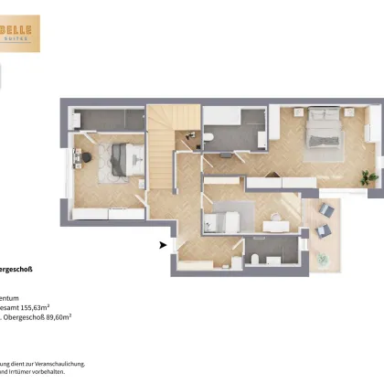 RESERVIERT !! PROVISIONSFREI !! Leistbarer Luxus - Dachterrassentraum auf zwei Ebenen - Bild 3