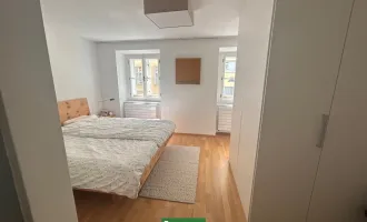 Seltenheit - Barock trifft auf Moderne! Charmante Altbau-DG-Wohnung in Barockhäuschen im Zentrum neben der U2! Wohngenuss auf 3 Ebenen mit Terrasse!