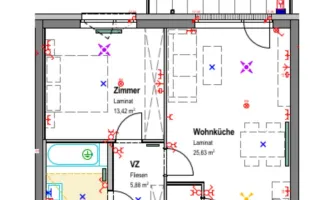 Junges Wohnen in Pernitz – zentral gelegene 2 Zimmerwohnung mit Balkon