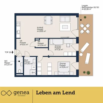 Mache den Lend zu deinem Zuhause | Provisionsfreie Erstbezugswohnung | Home-Lend - Bild 2