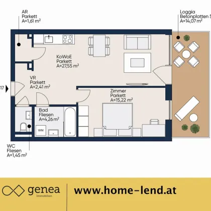 Pärchentraum | Erstbezug | Home-Lend | Provisionsfrei - Bild 2