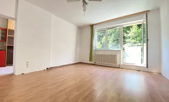 + NEU + LICHTDURCHFLUTETE 1,5 ZIMMER WOHNUNG MIT GARTENBLICK! GRÜNRUHELAGE!!!