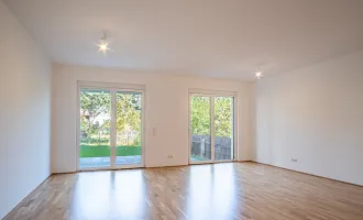 3 Zimmer Gartenwohnung mit 140 m² Eigengarten (NEUBAU/ERSTBEZUG)