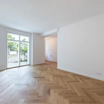 Revitalisierte Stilaltbauwohnung mit Balkon in Toplage Döblings - Bild 2