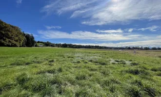 Sonniges Bauland in malerischer Landschaft