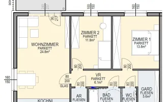 Top 12 | Gemütlich wohnen in grüner Lage – 76 m²