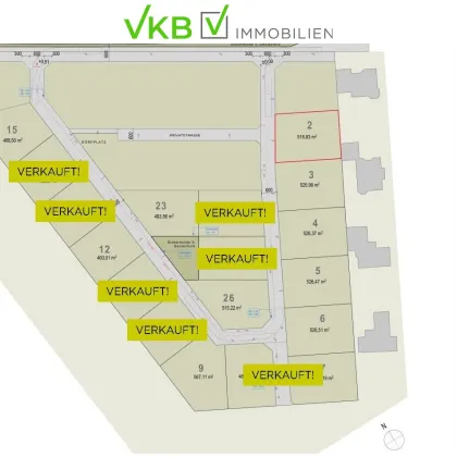 Grundstück in Seenähe – 515 m² in der Marktgemeinde Asten nahe Pichlinger See - Bild 2