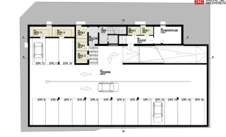 Neubau! Helle und moderne Tiefgaragenplätze (4 Stk.) im Zentrum von Wels zu verkaufen! Fußläufig erreichen Sie den Hauptbahnhof Wels, sowie das Klinikum Wels-Grieskirchen! Provisionsfrei direkt vom Bauträger!