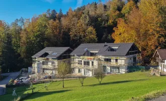 Terrassenwohnung mit 3 Zimmern und Blick auf den Attersee