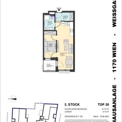 PROVISIONSFREIE Helle 2-Zimmer-Wohnung inkl. Küche - für Anleger geeignet - Bild 2