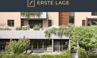 ERSTE LAGE: Jedes Fenster in den eigenen Garten! 3- Zimmerwohnung mit schöner Terrasse und Eigengarten