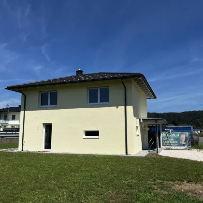 Belagsfertig, ökologische Massiv Holzbauweise, 818m² Grundstück in Klagenfurt Nähe, gespachtelt und 2 mal ausgemalen, jederzeit zu besichtigen. - Bild 3