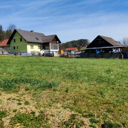 Baugrund für bis zu ca. 290 m² Wohnfläche. - Ideal für Familien. - Ruhige Wohnlage in ländlicher Idylle bei Eibiswald. - Bild 2