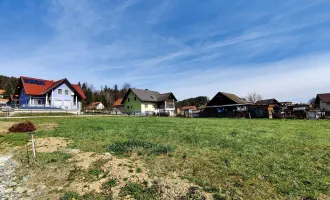 Baugrund für bis zu ca. 290 m² Wohnfläche. - Ideal für Familien. - Ruhige Wohnlage in ländlicher Idylle bei Eibiswald.