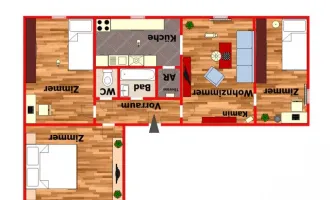 Moderne 4-Zimmer Wohnung mit allgemeine Garten in Persenbeug - Perfekt für Familien!