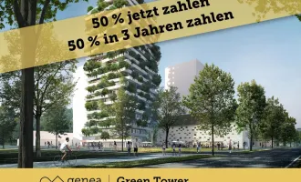 AKTION 50/50 | Gepflegte Grünflächen und beste Infrastruktur | Green Tower | Provisionsfrei