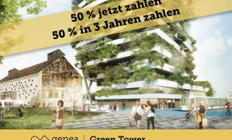 AKTION 50/50 | Nachhaltiges Wohnen in urbaner Lage | Provisionsfrei | Green Tower