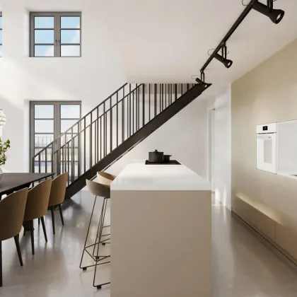 PROVISIONSFREI | Erstbezug nach Sanierung | Loft mit Raumhöhe bis zu ca. 4,90 m | Büro/Praxis Nutzung und Kurzzeitvermietung möglich - Bild 3