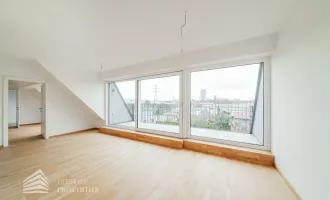 Moderne 2-Zimmer Dachgeschosswohnung mit Terrasse, Nähe Floridsdorfer Aupark