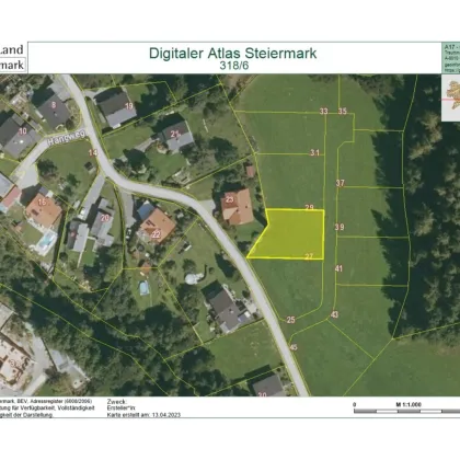 639 m² sonniger Baugrund  nahe Knittelfeld - Bild 3