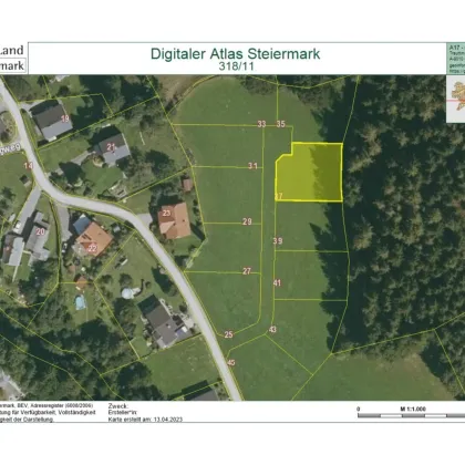 728 m² Baugrundstück mit Bergpanorama - Bild 3