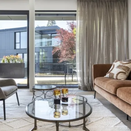 AM BELLEVUE: Exklusive, moderne 3-Zimmer-Residenz (ca. 85,86qm WFL.) mit Garten (ca 204,16qm) und Terrasse (ca 26,41qm) in Bestlage - am Land und doch in der Stadt - Bild 2