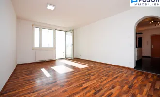 Schöne, helle 3 Zimmer Wohnung mit westseitiger verglaster Loggia,  hoher Liftstock 6.OG, IC, Grünblick, Bergblick, , Pkw Stellplatz inkludiert, 360 Grad online Tour,