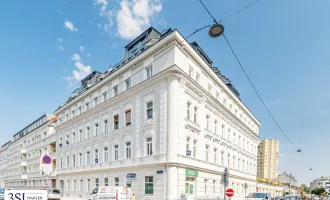 Sonniger 2-Zimmer-Dachgeschoßerstbezug in revitalisierter Altbauliegenschaft nahe Kagraner Platz