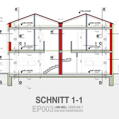 Neufeld North Gate, Maisonette im Doppelhaus-Stil T21-22 - Bild 2