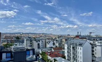 Extravagantes Penthouse / Maisonette, unverbaubarer Blick über die Dächerlandschaft Wiens ERSTBEZUG