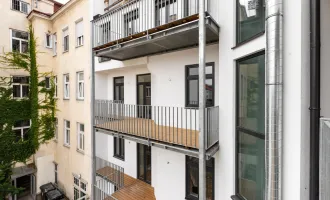 SOMMERAKTION - neue PREISE | 3-Zimmer Altbauwohnung mit hofseitigem Balkon | ERSTBEZUG nach Sanierung | Elterleinplatz u. neue U5 in Gehweite