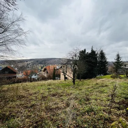 PROVISIONSFREI - Eckgrundstück  in absoluter Ruhelage für Einfamilien- oder Doppelhaus mit traumhafter Aussicht - Bild 2