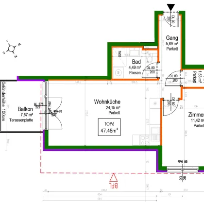 NEU! EXKLUSIV ++16 MODERNE NEUBAUWOHNUNGEN ++ BEZUGSFERTIG ++ IN TOP-LAGE ++ NÄHE U2 ASPERNSTRASSE ++ 10 TIEFGARAGENPLÄTZEN ++ 1220 WIEN - Bild 2