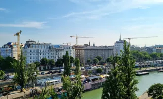 2 Zimmer Terrassenwohnung im Zentrum mit tollem Ausblick auf den Donaukanal