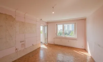 befristet vermietete 3-Wohnung mit Loggia im 8.Stock inkl. Fernblick