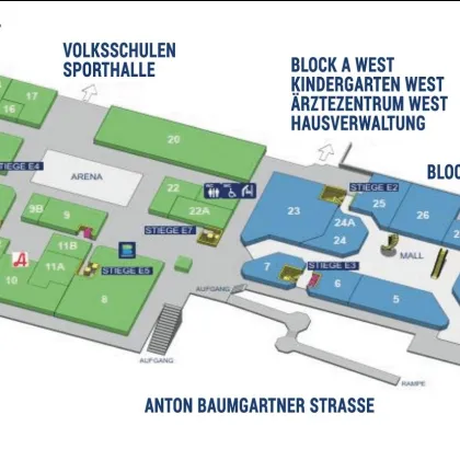 Geschäftslokal im Kaufpark Alt Erlaa neben dem Eingang zur Schule - Bild 3