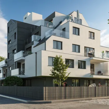 Terrassenliebhaber gesucht: Wohnung mit gemütlicher Terrasse! *2 Zimmer *Freifläche *Erstbezug *3,60% FIXZINS *Deckenkühlung *Wasser-Wasser-Wärmepumpe *geräumige Wohnküche *exklusive und stylische Ausstattung *schlüsselfertig - Bild 2