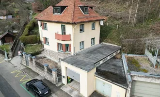 Vielseitige Stadtrandvilla in Bruck an der Mur, EG-Wohnung sofort bezugsbereit! "Provisionsfrei für den Käufer!