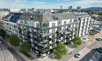 WOW! TOP Neubauprojekt! Ideale, hofseitige Kleinwohnung mit Loggia und Terrasse + Beste Anbindung und Infrastruktur + Garagenplatz optional! Jetzt Vorteile zum Projektstart sichern!