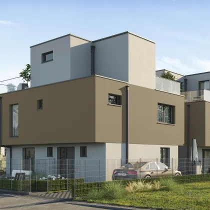 Grünes Stadtleben deluxe: Neubau-Doppelhaus und Einfamilienhaus in der Magnoliengasse - Erstbezug - 3,60% Fixzins - Luft/Wasser-Wärmepumpe - Deckenkühlung - Bild 2