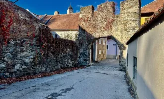 ALTBESTAND SAMT PROJEKT IN DER WACHAU BAUBEWILLIGT! Perfekte Lage im historischen Zentrum Krems Alt Rehberg, Teilbares Grundstück!