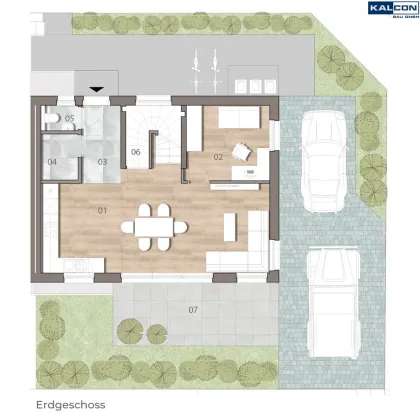 Traumhafte 148m² Doppelhaushälfte | Grünruhelage | 6 Zimmer | Schlüsselfertig | Ziegelmassiv-Bauweise | Luftwärmepumpe | Eigengärten | Terrassen | KFZ-Stellplätze + Lademöglichkeit E-Autos | PROVISIONSFREI - Bild 3