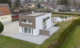 Hannersdorf: Modernes Haus mit großem Garten und Badeteich!