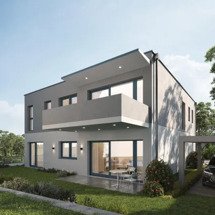 Neubauprojekt "Villenperle"- Traumhaftes Zweiparteienhaus mit Carport, Keller und Süd-West-Ausrichtung   - Bild 2