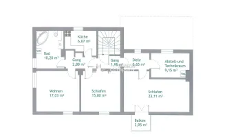 Maxglan Dachgeschoßwohnung renoviert mit großem Garten