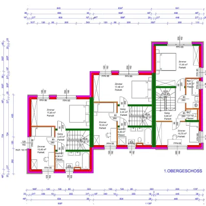 NEU! ++ NEUER KAUFPREIS ++ Exklusive Reihenhäuser mit Fußbodenheizung & -kühlung ++ 2 PKW-Stellplätze je Haus ++ Garten/Terrasse ++ Ziegelmassivbauweise ++ Schlüsselfertig ++ Fischamend - Bild 3