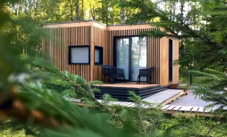 TINY-House / CUBE 25 m² + 4 m² Terrasse - ein Traum von Urlaubsfeeling